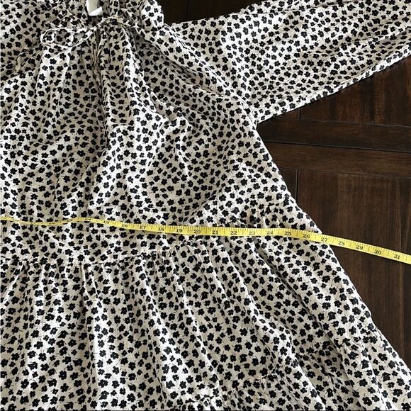 H&M Black and White Long Sleeve Sundress - Picture 7 of 10